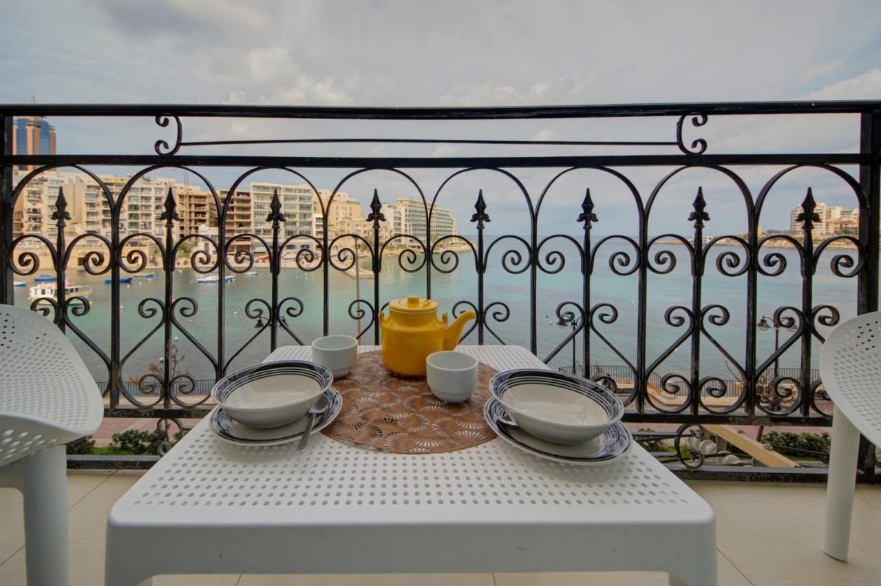 St Julians 2 Bedroom Apartment With Commanding Seaviews By Shortletsmalta Saint Julian's Luaran gambar