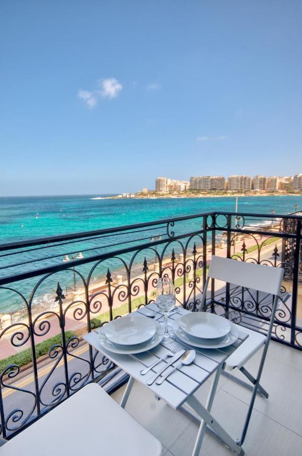 St Julians 2 Bedroom Apartment With Commanding Seaviews By Shortletsmalta Saint Julian's Luaran gambar